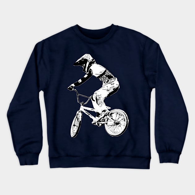 bmx Crewneck Sweatshirt by rickylabellevie